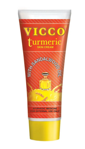 Крем для кожи с маслом сандалового дерева (Turmeric skin Cream Sandalwood Oil) 30гр., Vicco